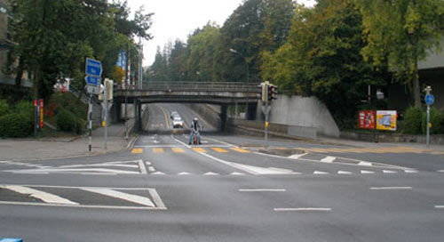 Bahnüberführung Station Bern Weissenbühl