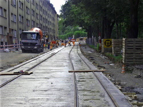 Betonarbeiten an der Effingerstrasse